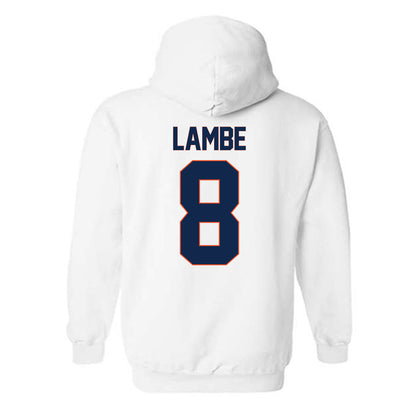 Virginia - NCAA Men's Soccer : Brendan Lambe - Replica Shersey Hooded Sweatshirt