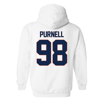 Virginia - NCAA Football : Bryce Purnell - Replica Shersey Hooded Sweatshirt