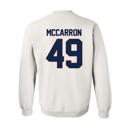 Virginia - NCAA Football : Josh McCarron - Replica Shersey Crewneck Sweatshirt