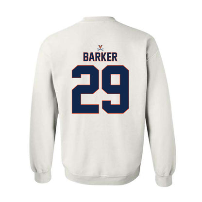 Virginia - NCAA Baseball : Blake Barker - Replica Shersey Crewneck Sweatshirt