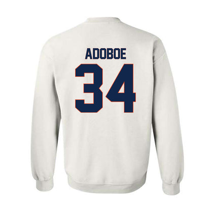 Virginia - NCAA Men's Soccer : Miguel Adoboe - Replica Shersey Crewneck Sweatshirt