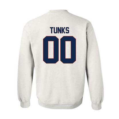 Virginia - NCAA Men's Soccer : Caleb Tunks - Replica Shersey Crewneck Sweatshirt