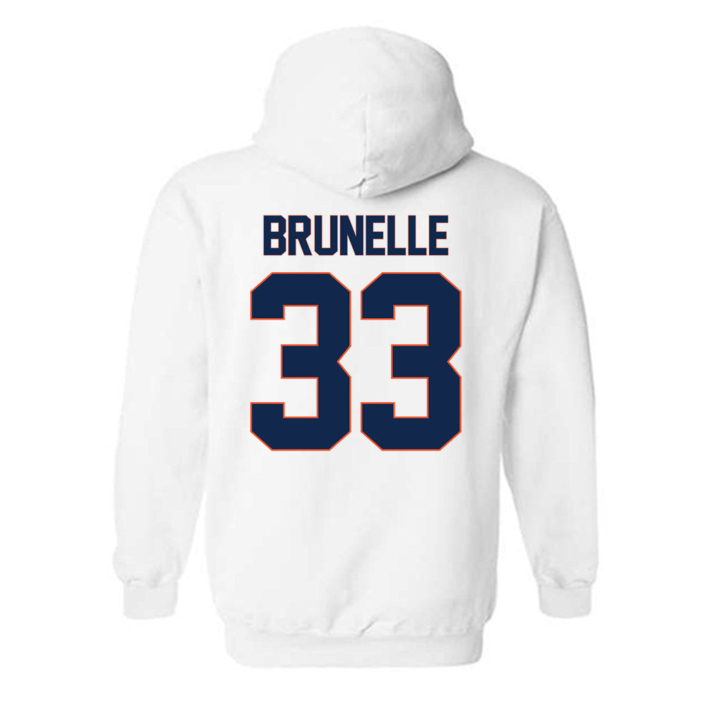 Virginia - NCAA Women's Basketball : Sam Brunelle - Replica Shersey Hooded Sweatshirt