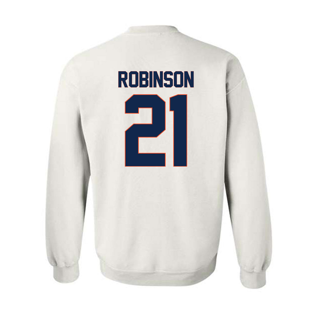 Virginia - NCAA Men's Basketball : Anthony Robinson - Replica Shersey Crewneck Sweatshirt