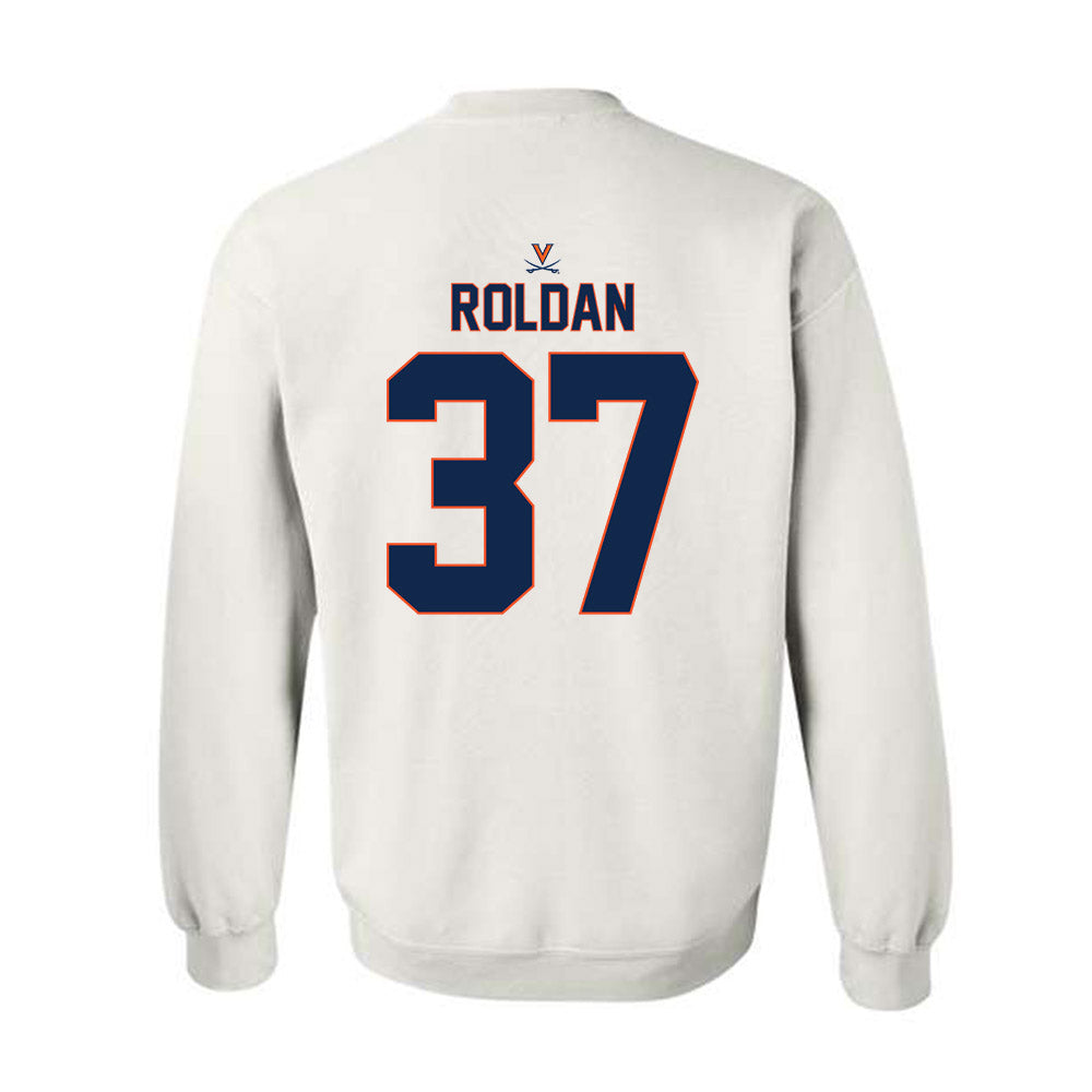 Virginia - NCAA Baseball : Tommy Roldan - Replica Shersey Crewneck Sweatshirt