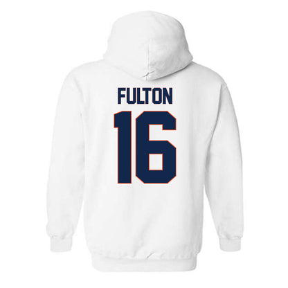 Virginia - NCAA Men's Lacrosse : George Fulton - Replica Shersey Hooded Sweatshirt