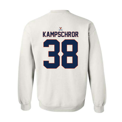 Virginia - NCAA Baseball : Dean Kampschror - Replica Shersey Crewneck Sweatshirt