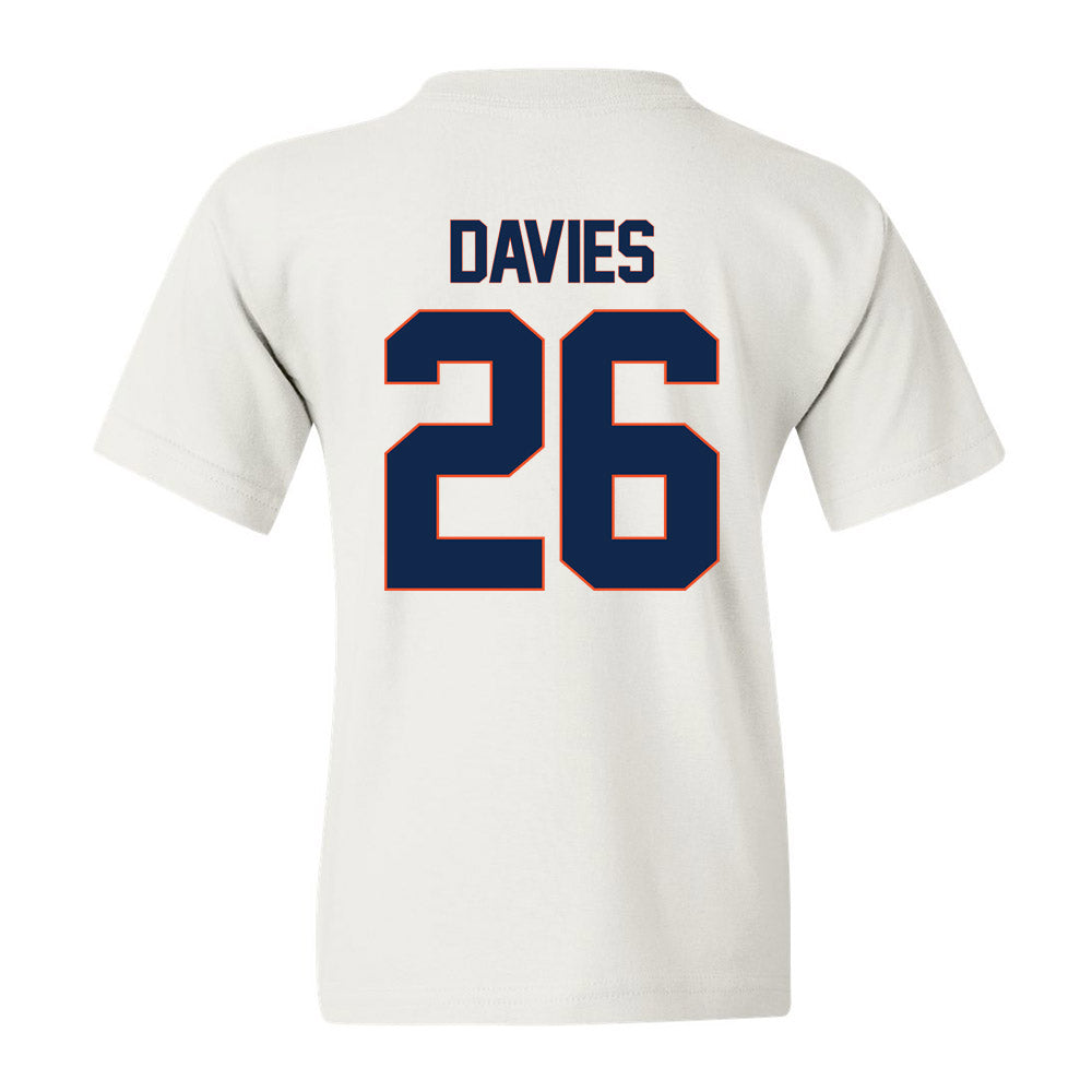 Virginia - NCAA Football : Ethan Davies - Replica Shersey Youth T-Shirt