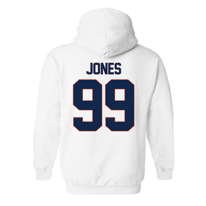 Virginia - NCAA Football : Daryl Jones - Replica Shersey Hooded Sweatshirt