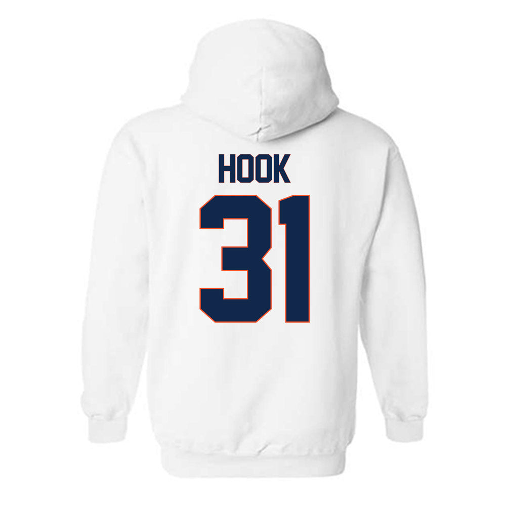 Virginia - NCAA Men's Lacrosse : Colin Hook - Replica Shersey Hooded Sweatshirt