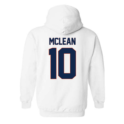 Virginia - NCAA Women's Basketball : Mir McLean - Replica Shersey Hooded Sweatshirt