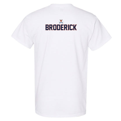 Virginia - NCAA Baseball : Will Broderick - Replica Shersey T-Shirt-1