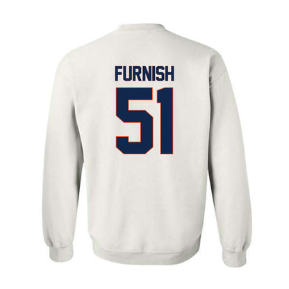 Virginia - NCAA Football : Ty Furnish - Replica Shersey Crewneck Sweatshirt