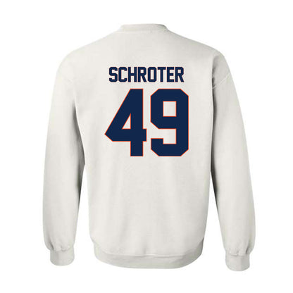 Virginia - NCAA Men's Lacrosse : John Schroter - Replica Shersey Crewneck Sweatshirt