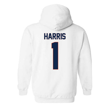 Virginia - NCAA Men's Basketball : Dante Harris - Replica Shersey Hooded Sweatshirt