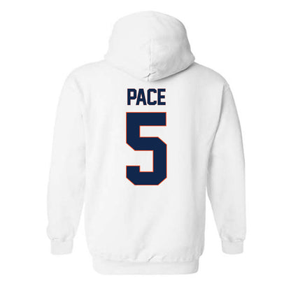 Virginia - NCAA Football : Kobe Pace - Replica Shersey Hooded Sweatshirt