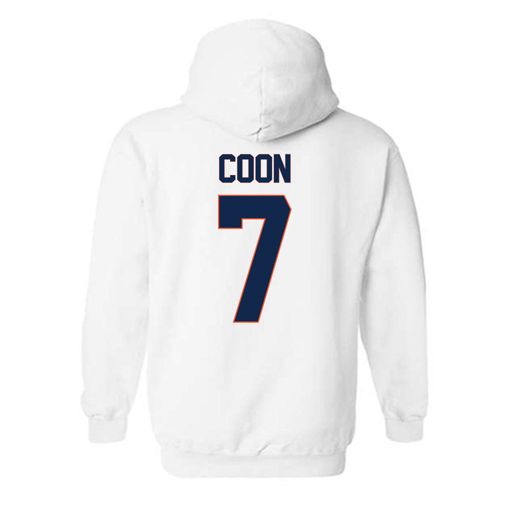 Virginia - NCAA Softball : Sarah Coon - Replica Shersey Hooded Sweatshirt