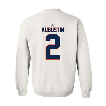 Virginia - NCAA Baseball : Matt Augustin - Replica Shersey Crewneck Sweatshirt-1