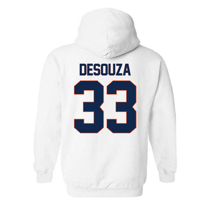 Virginia - NCAA Men's Lacrosse : Matthew DeSouza - Replica Shersey Hooded Sweatshirt