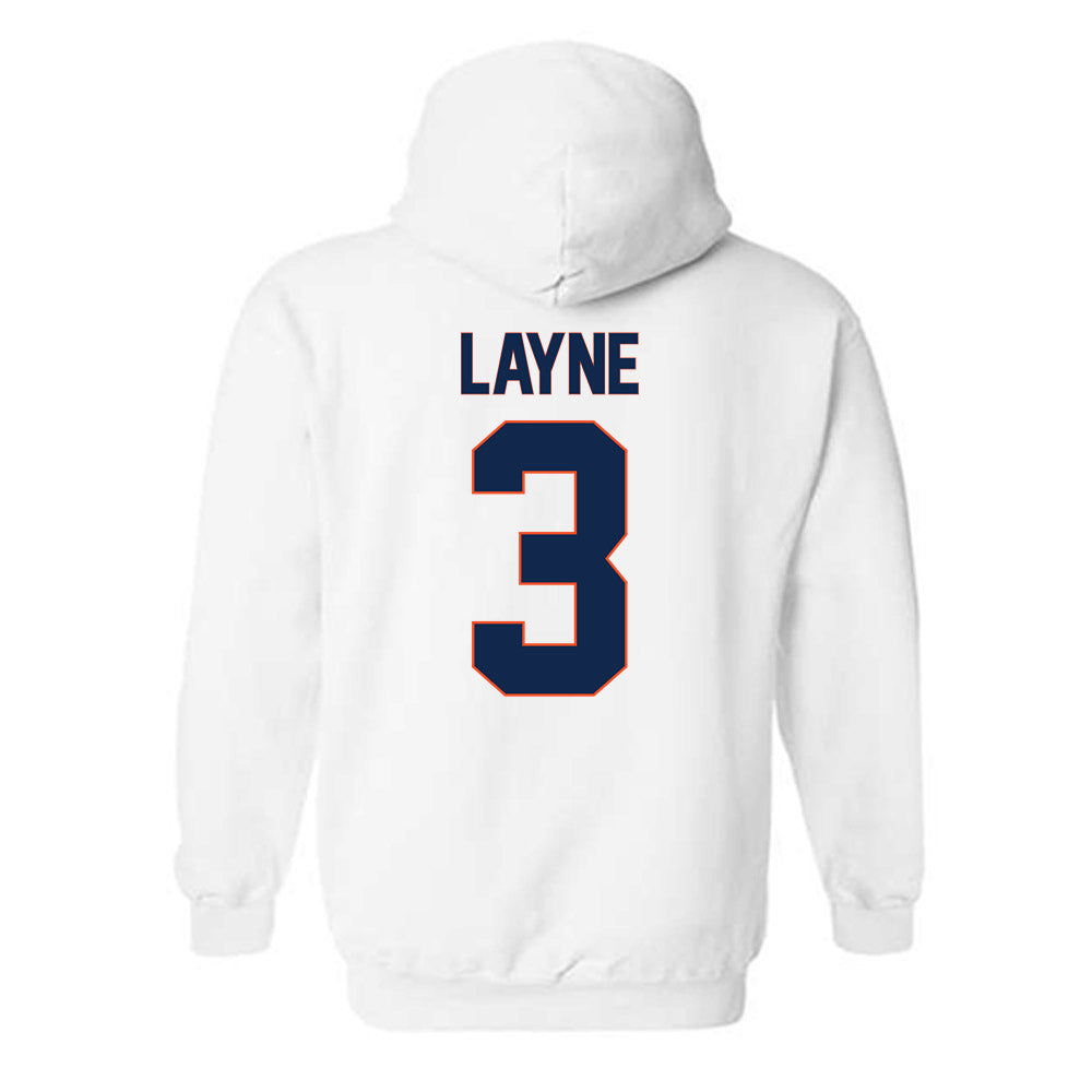 Virginia - NCAA Softball : Courtney Layne - Replica Shersey Hooded Sweatshirt