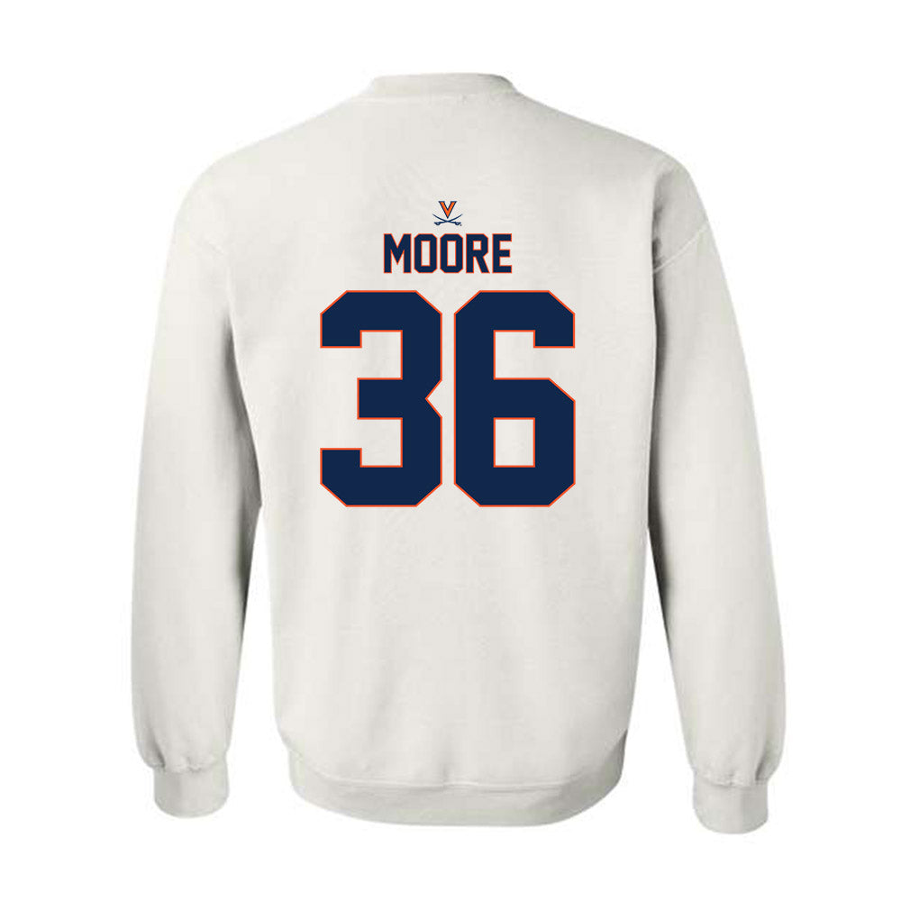 Virginia - NCAA Baseball : Bryson Moore - Replica Shersey Crewneck Sweatshirt