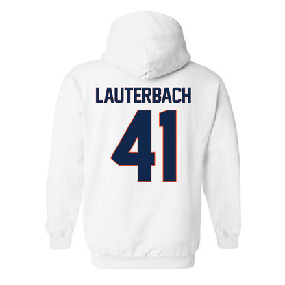 Virginia - NCAA Women's Basketball : Taylor Lauterbach - Replica Shersey Hooded Sweatshirt