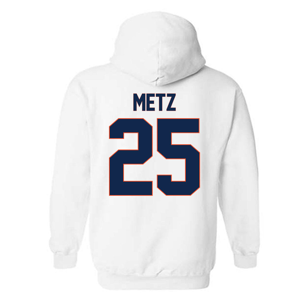 Virginia - NCAA Men's Lacrosse : Henry Metz - Hooded Sweatshirt Replica Shersey