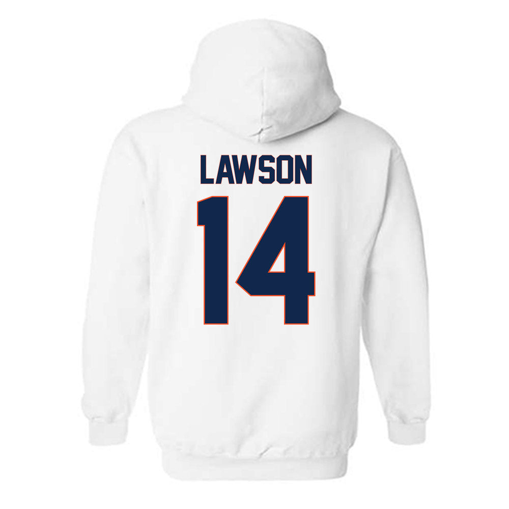 Virginia - NCAA Women's Basketball : Kaydan Lawson - Replica Shersey Hooded Sweatshirt