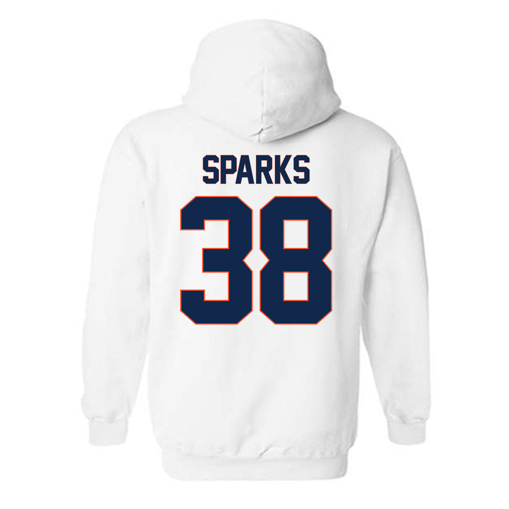 Virginia - NCAA Football : Daniel Sparks - Replica Shersey Hooded Sweatshirt