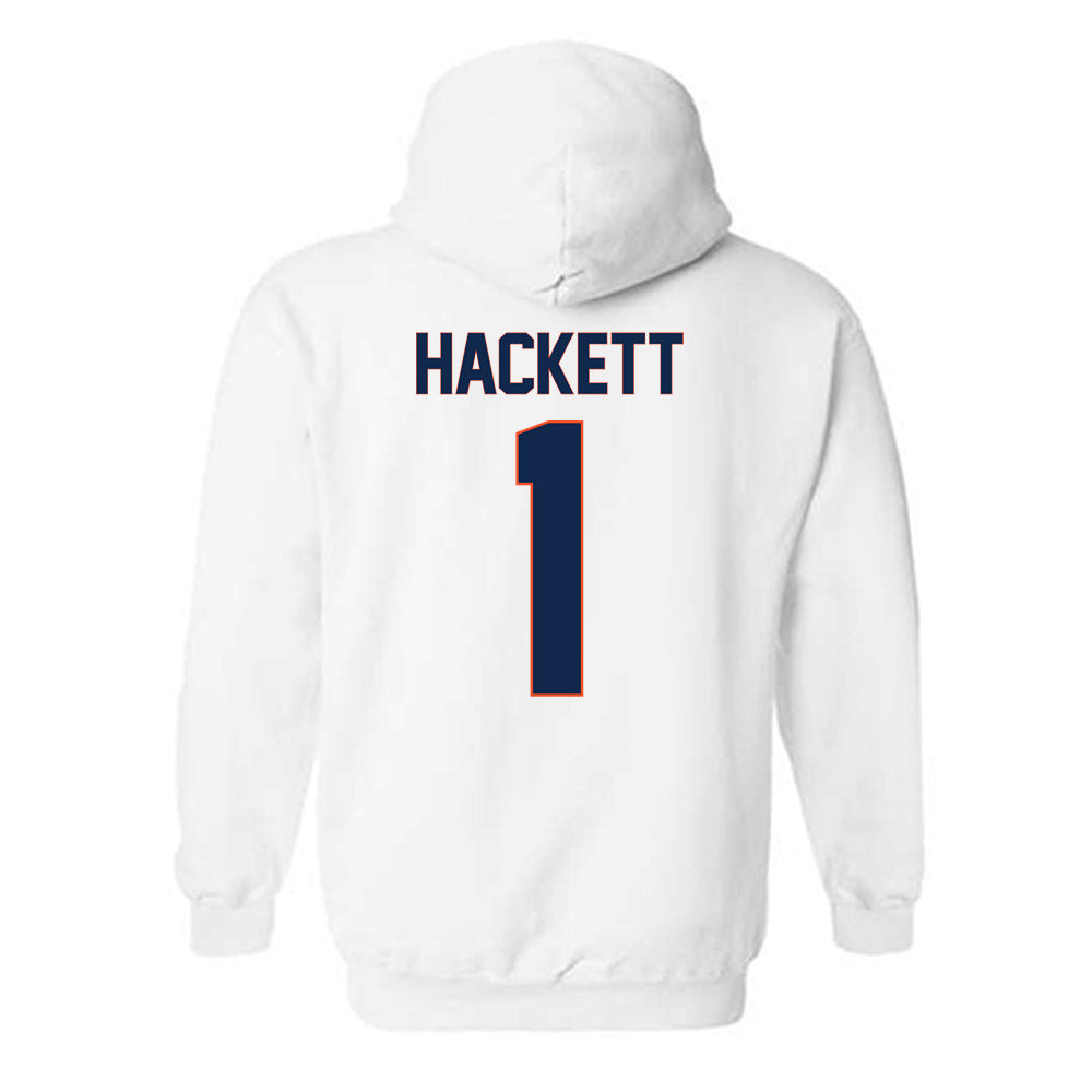 Virginia - NCAA Softball : Kelsey Hackett - Replica Shersey Hooded Sweatshirt