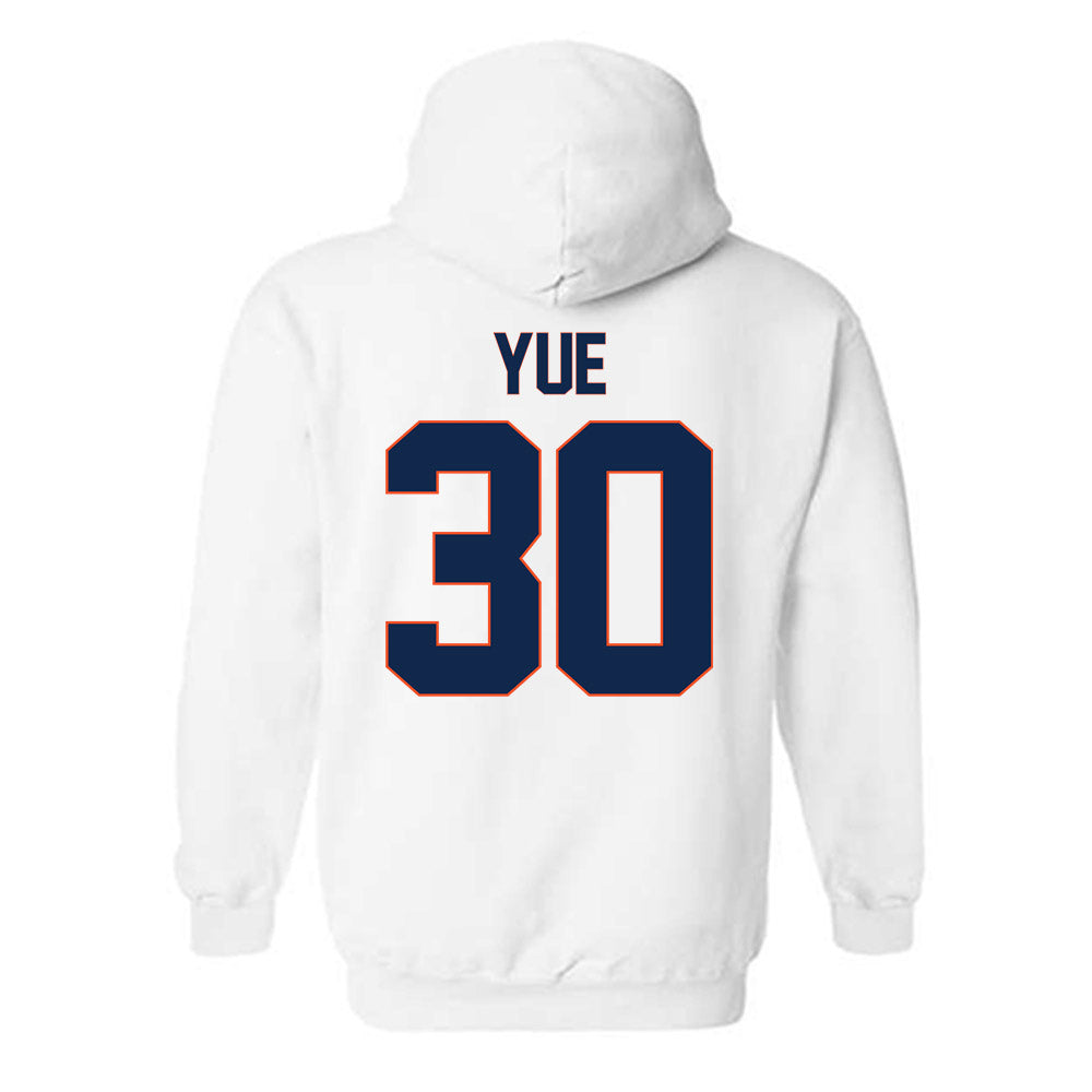 Virginia - NCAA Men's Lacrosse : Bennett Yue - Replica Shersey Hooded Sweatshirt