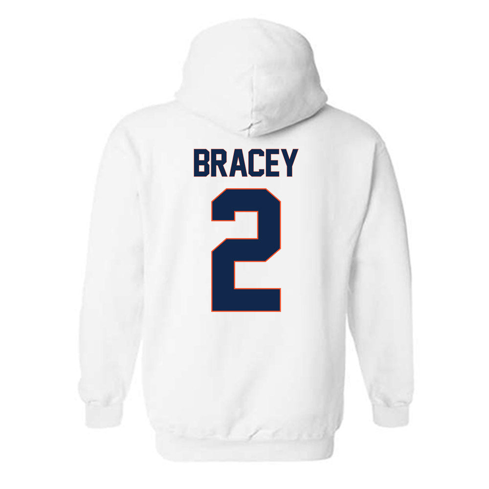 Virginia - NCAA Football : Stevie Bracey - Replica Shersey Hooded Sweatshirt