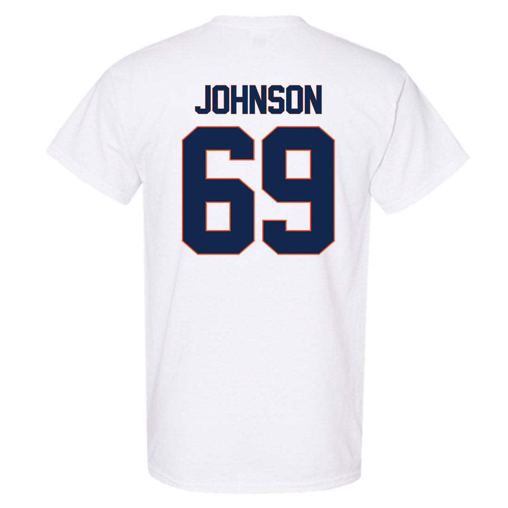 Virginia - NCAA Football : Luke Johnson - Replica Shersey T-Shirt