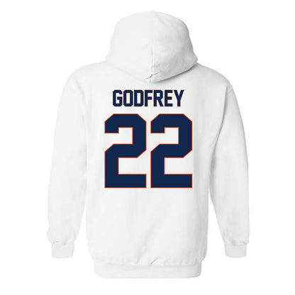 Virginia - NCAA Women's Soccer : Lia Godfrey - Replica Shersey Hooded Sweatshirt