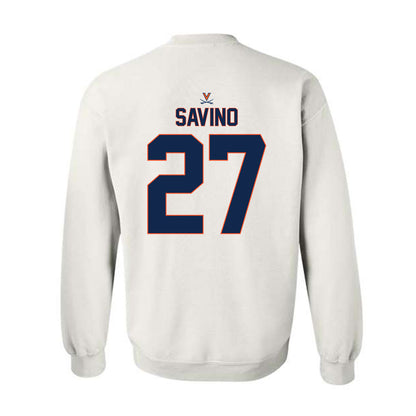 Virginia - NCAA Baseball : Joe Savino - Replica Shersey Crewneck Sweatshirt