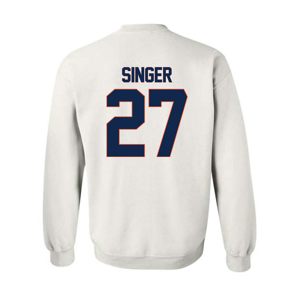 Virginia - NCAA Men's Soccer : Jack Singer - Replica Shersey Crewneck Sweatshirt