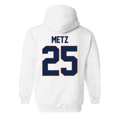 Virginia - NCAA Men's Lacrosse : Henry Metz - Replica Shersey Hooded Sweatshirt