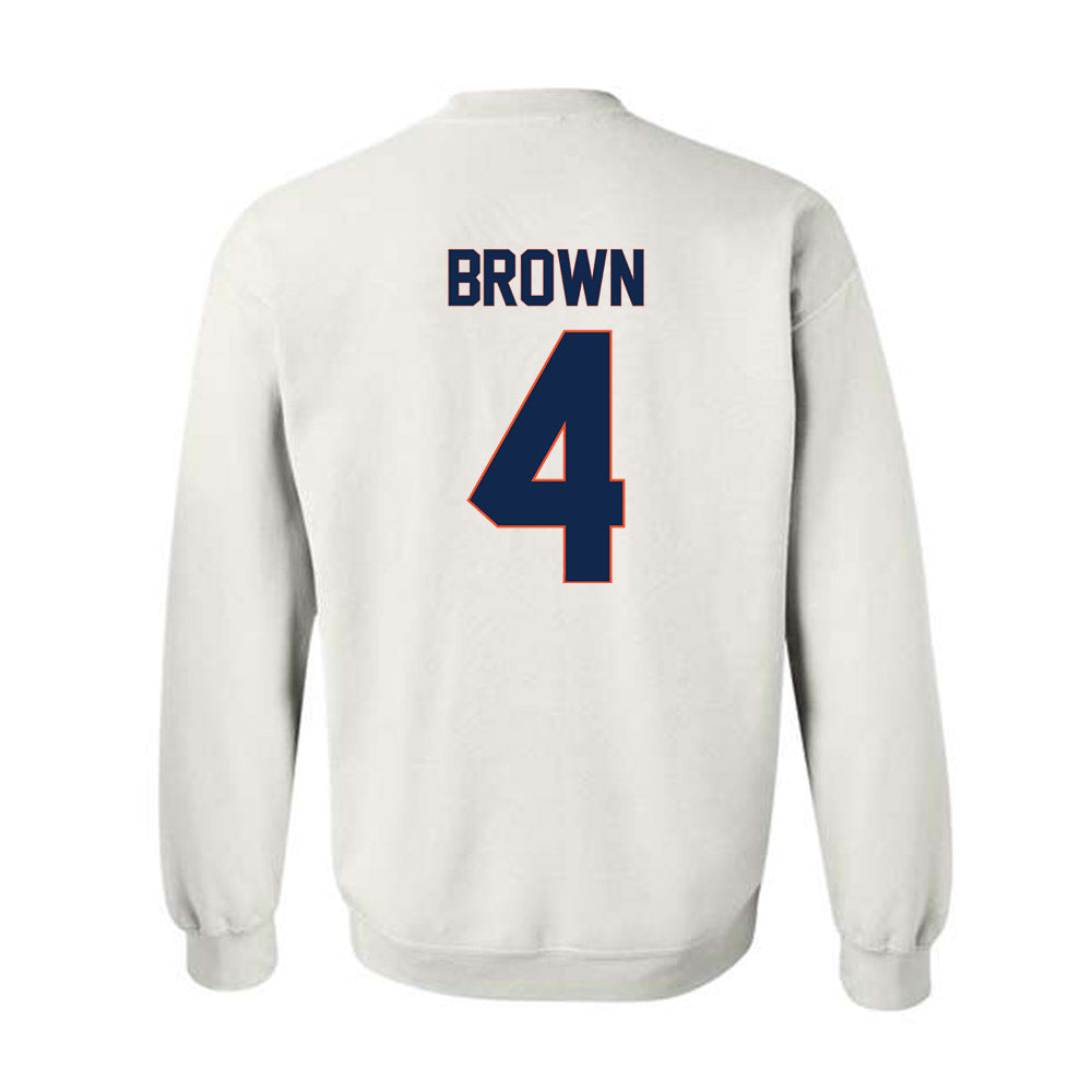 Virginia - NCAA Women's Basketball : Jillian Brown - Replica Shersey Crewneck Sweatshirt