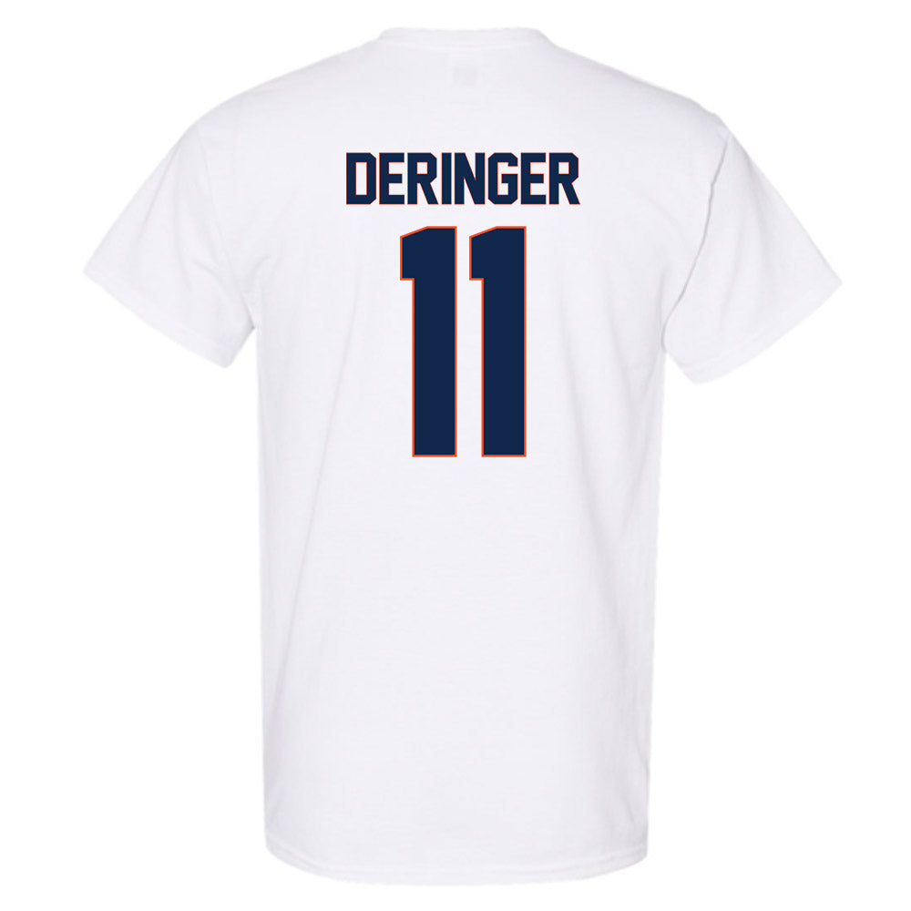 Virginia - NCAA Men's Lacrosse : Caulley Deringer - Replica Shersey T-Shirt