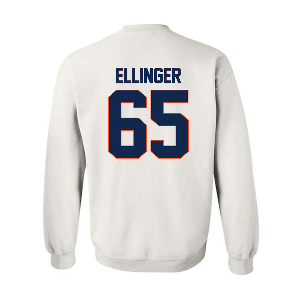 Virginia - NCAA Football : Grant Ellinger - Replica Shersey Crewneck Sweatshirt