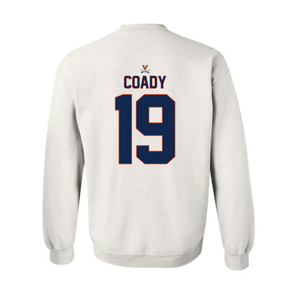 Virginia - NCAA Baseball : Owen Coady - Replica Shersey Crewneck Sweatshirt