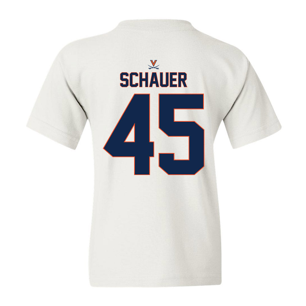 Virginia - NCAA Baseball : Luke Schauer - Replica Shersey Youth T-Shirt