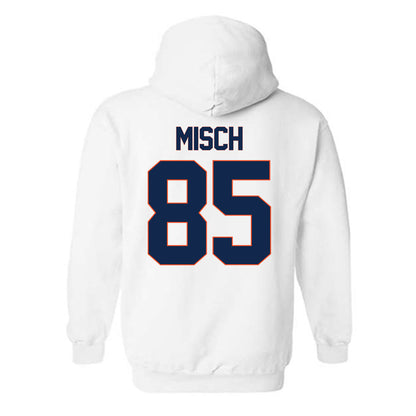 Virginia - NCAA Football : Grant Misch - Replica Shersey Hooded Sweatshirt