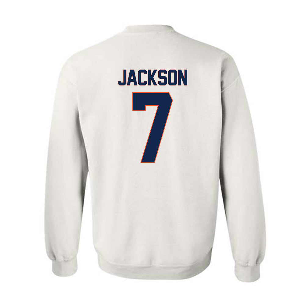 Virginia - NCAA Football : James Jackson - Replica Shersey Crewneck Sweatshirt