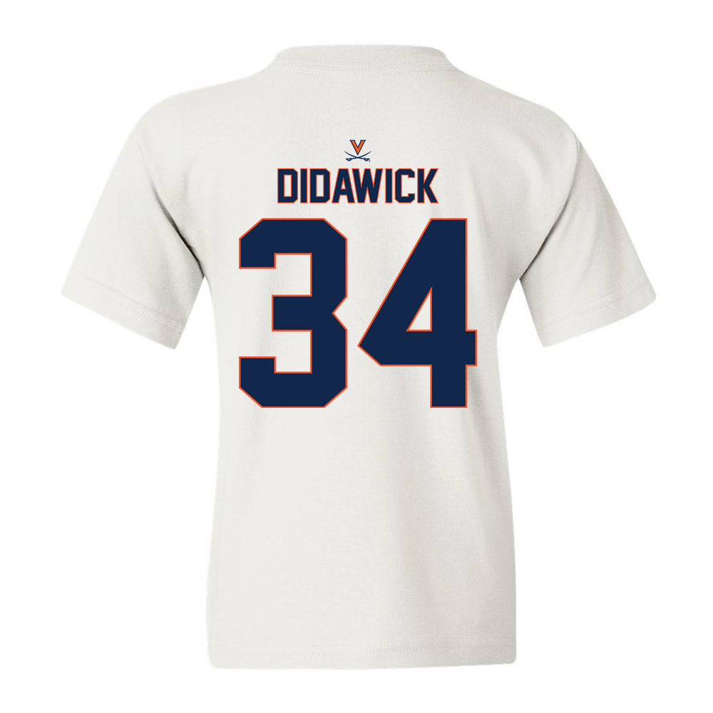 Virginia - NCAA Baseball : Harrison Didawick - Replica Shersey Youth T-Shirt