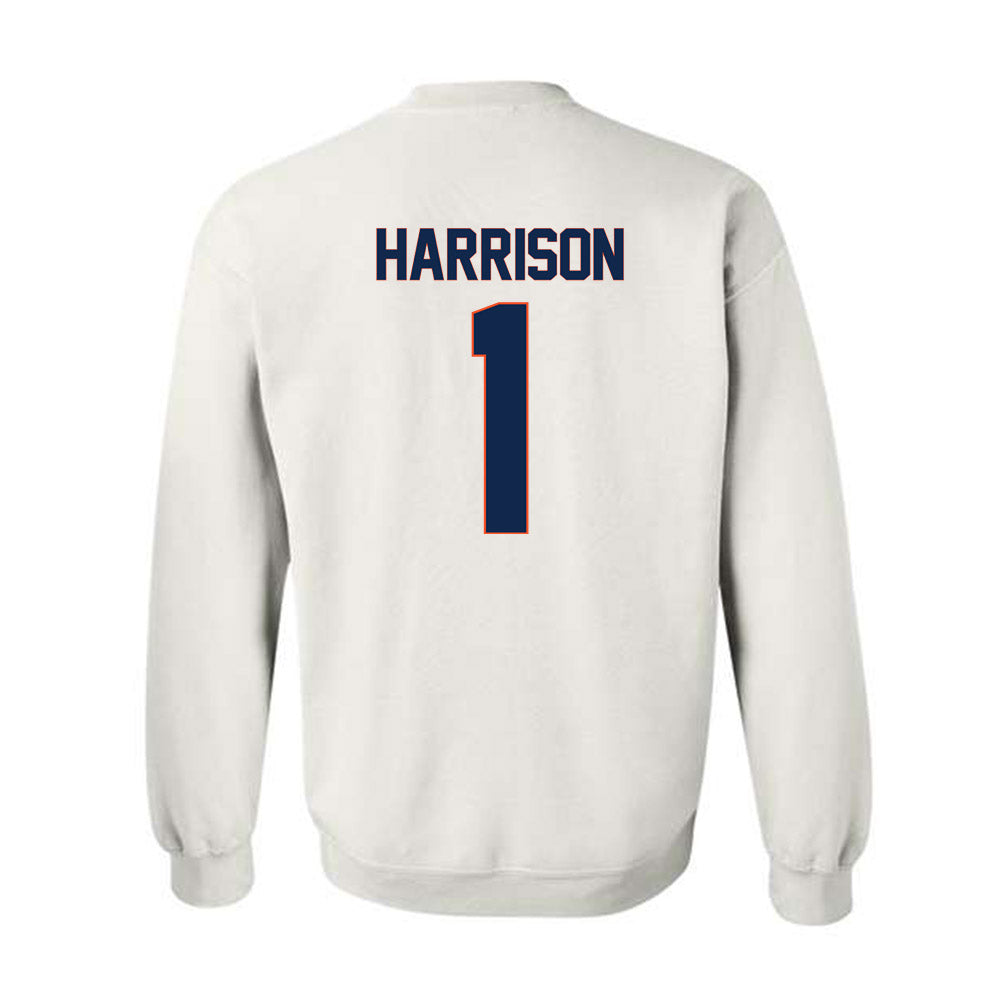 Virginia - NCAA Football : Suderian Harrison - Replica Shersey Crewneck Sweatshirt