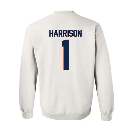 Virginia - NCAA Football : Suderian Harrison - Replica Shersey Crewneck Sweatshirt