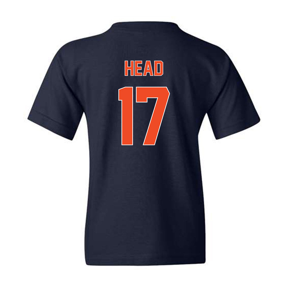 Virginia - NCAA Baseball : Tristan Head - Youth T-Shirt Replica Shersey