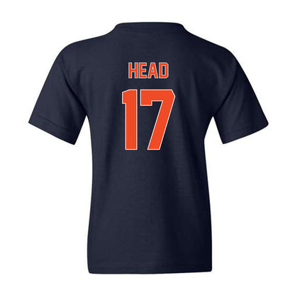 Virginia - NCAA Baseball : Tristan Head - Youth T-Shirt Replica Shersey