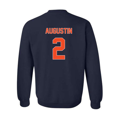 Virginia - NCAA Baseball : Matt Augustin - Replica Shersey Crewneck Sweatshirt-1